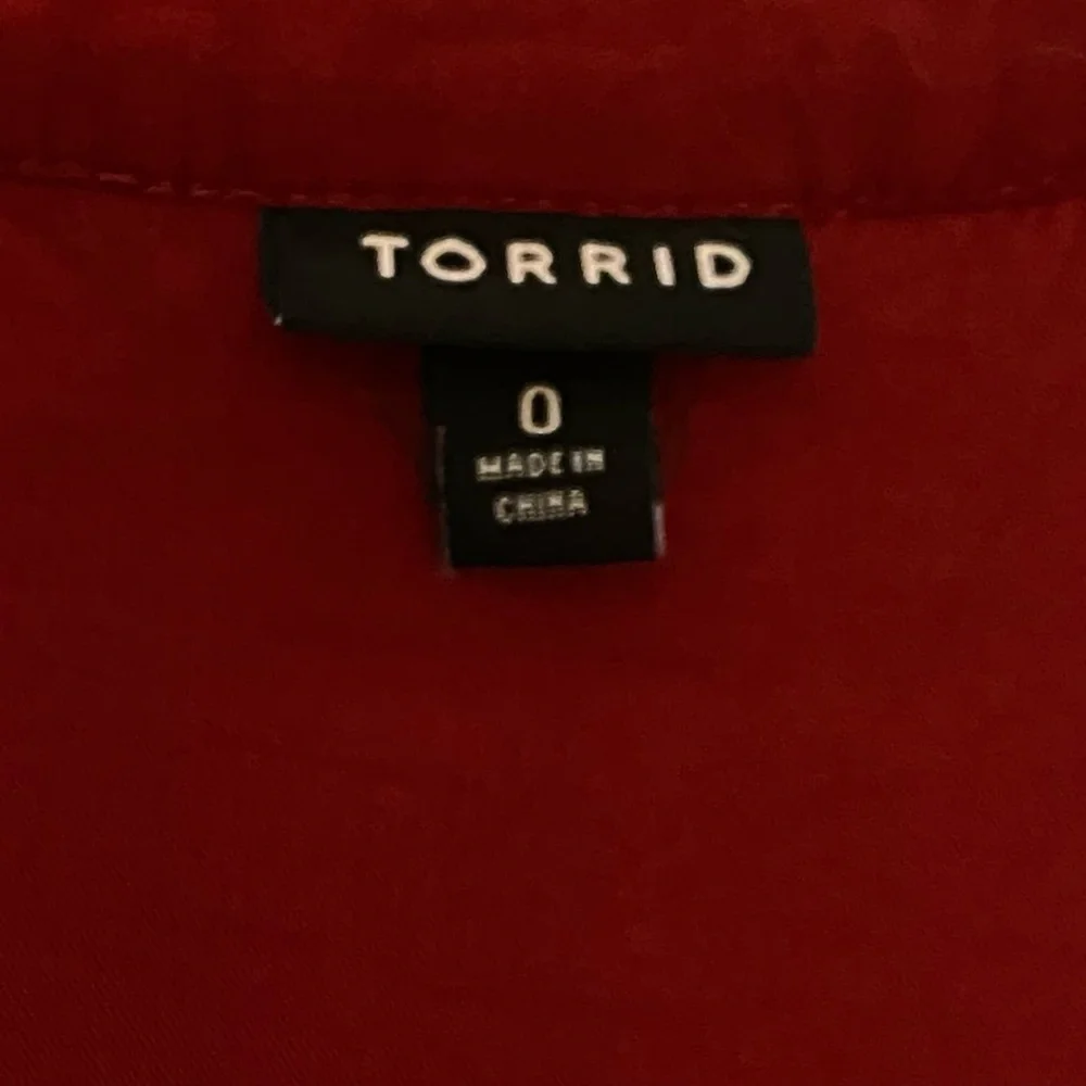 Torrid Burgundy Zip-Front Drawstring Midi Dress - Picture 4 of 4